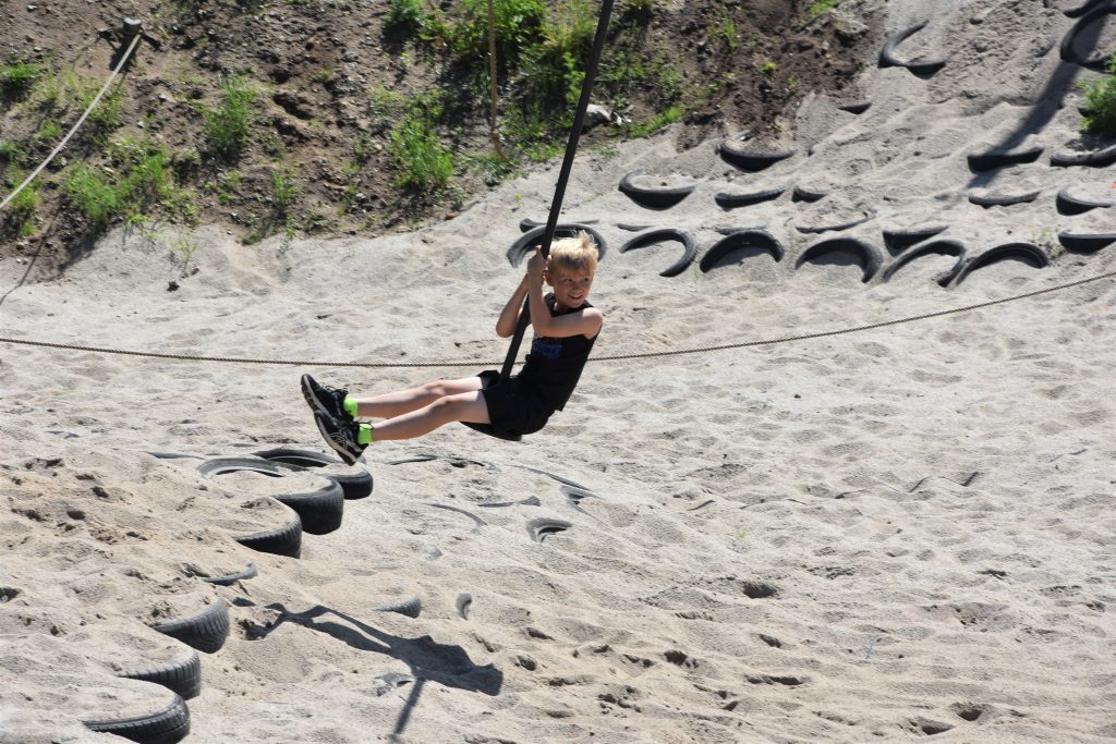 Edderkoppen Swings at WOW PARK in Billund, Denmark