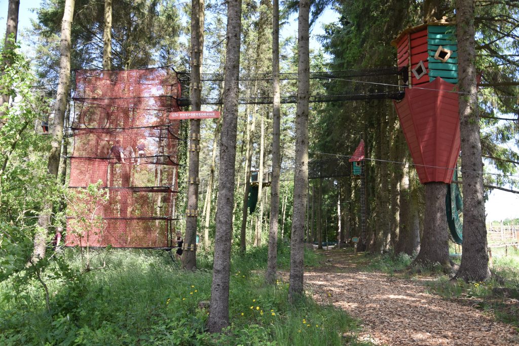 Hvepserederne Treetop Play Area at WOW PARK in Billund, Denmark