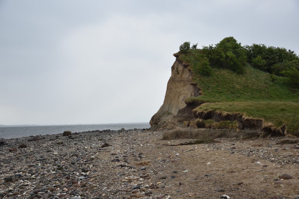 Lille Knudshoved Cliff on the Island of Fur in Denmark