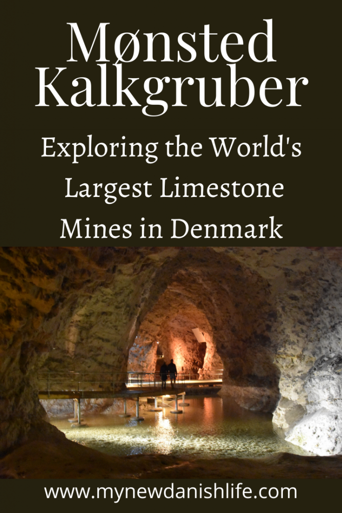 Pinterest Pin for Mønsted Kalkgruber, the worlds Largest Limestone Mine in Denmark (My New Danish Life)