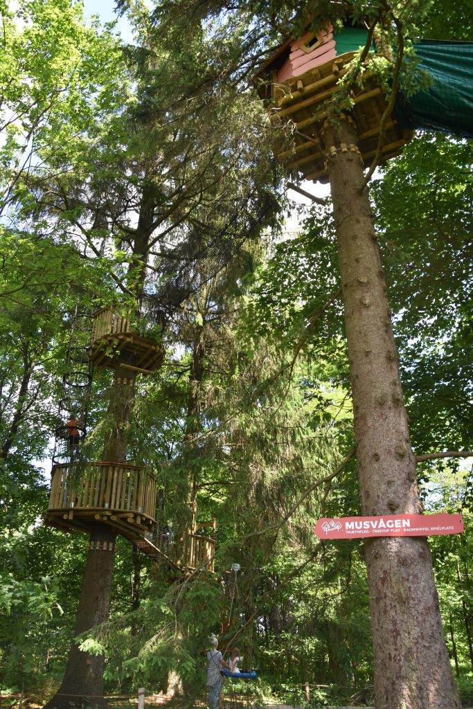 Musvågen Treetop Play Area at WOW PARK in Billund, Denmark
