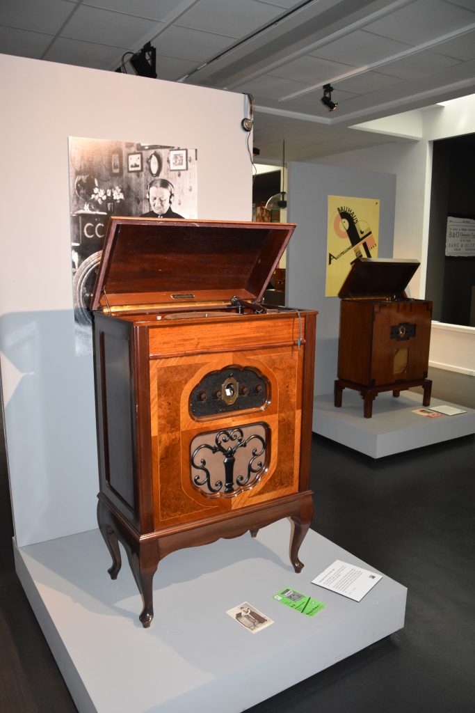Original Bang and Olufsen Radios at the Struer Museum in Denmark