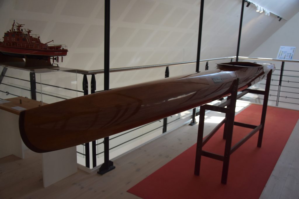 The Struer Kayak at the Struer Museum in Denmark