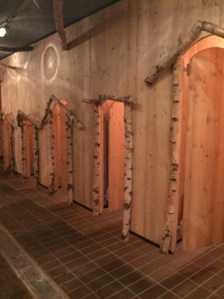 Toilets at WOW PARK in Billund, Denmark