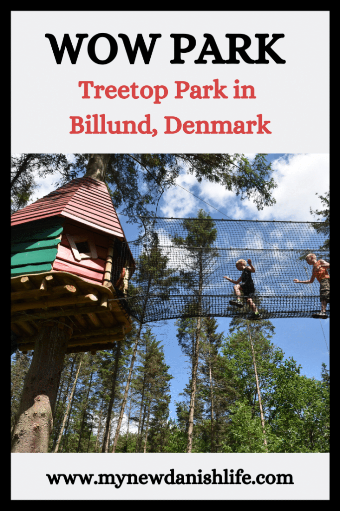 Pinterest Pin for WOW PARK Treetop Park in Billund, Denmark