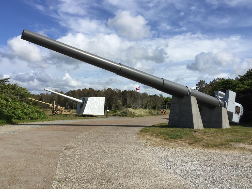 WWII German cannon in Hanstholm, Denmark at the Bunker Museum (My New Danish Life)