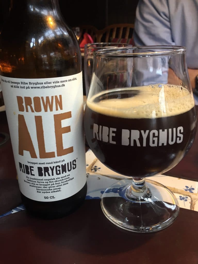 Brown Ale from the Ribe Bryghus in Ribe, Denmark (My New Danish Life)