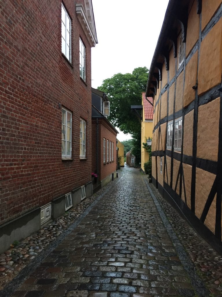 Narrow Alleyway in Denmark's Oldest Town (Ribe, Denmark) (My New Danish Life)