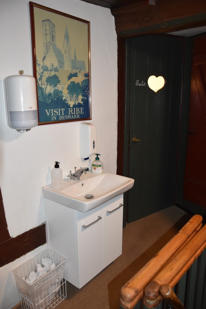 Communal Sink in the Hallway at the Weis Stue Inn in Ribe, Denmark (My New Danish Life)