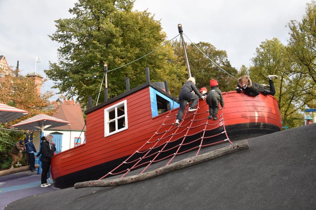 Rasmus Klumps Verden Lejeplads, Skib, Playground in Copenhagen at Tivoli Gardens