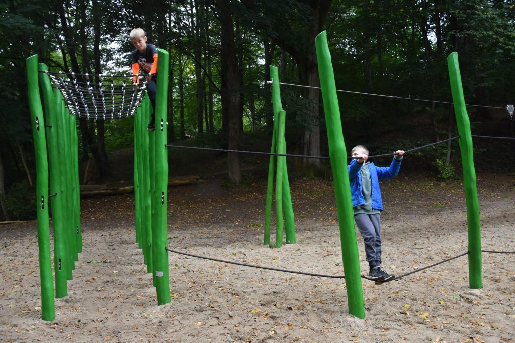 Children playground at the Hald Sø, viborg denmark Best places for kids in denmark mynewdanishlife