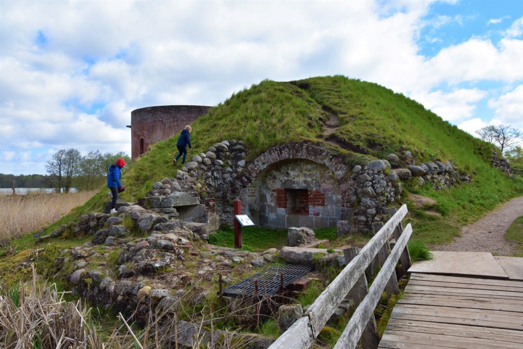 Hald Castle Ruin at the Hald Sø near Viborg, Denmark