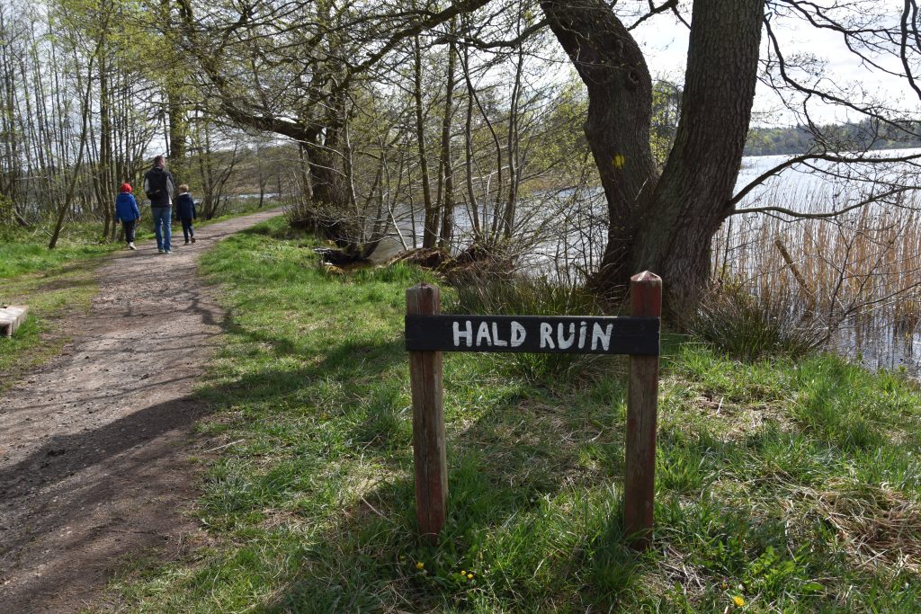 Path tothe Hald Ruin at the Hald Sø in Viborg, Denmark mynewdanishlife