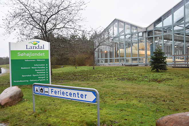 Entrance to Landal GreenParks Sohojlandet in Gjern, Denmark (My New Danish Life)