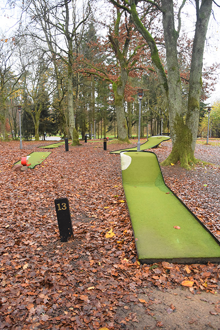 mini golf course at Landal GreenParks in Gjern, Denmark