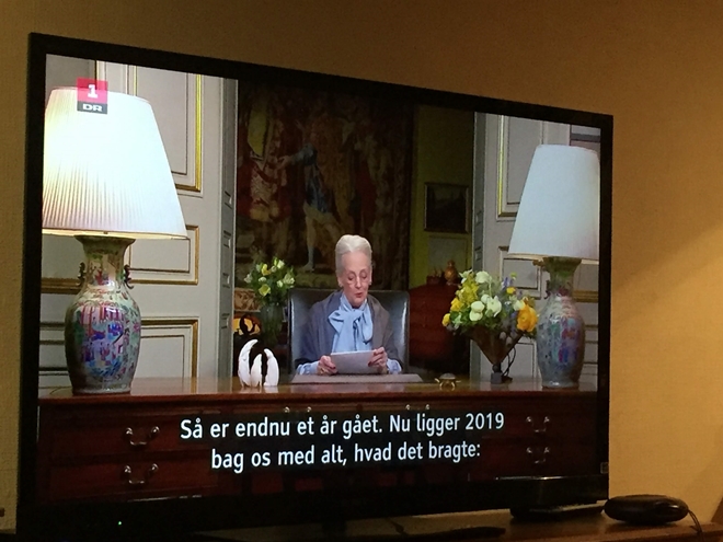 The Queen's Speech in Denmark on New Year's Eve