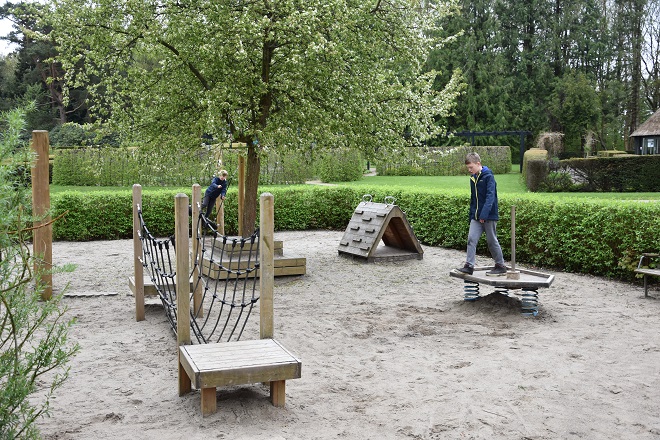 Tumlehaven playground in the Geografisk Have Kolding Denmark