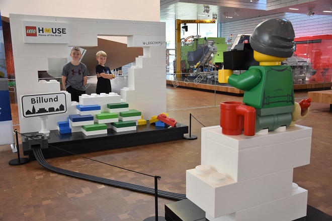 Entrance to the LEGO House in Billund, Denmark